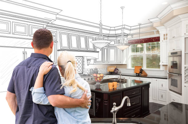 Professional Cabinet Refacing technician working in Watertown, WI